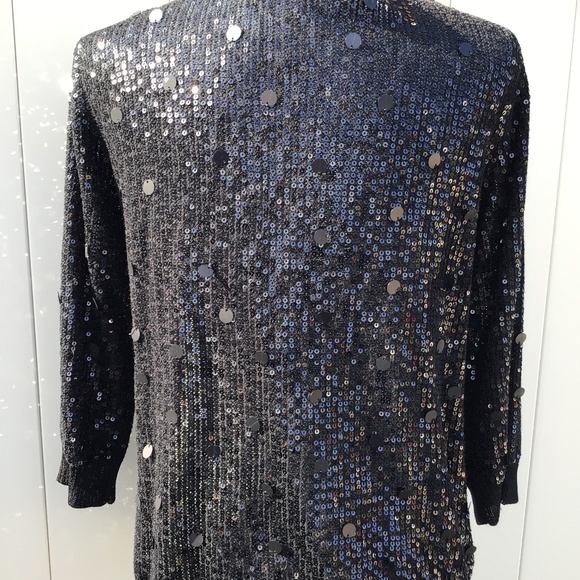 NWT Chico’s sequined cardigan - Picture 5 of 16